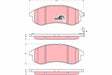 Brake Pad Set, Disc Brake GDB3380 - TRW