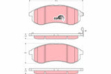 Brake Pad Set, Disc Brake GDB3380 - TRW - Brake Pads - TRW
