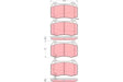 Brake Pad Set, Disc Brake GDB3381 - TRW