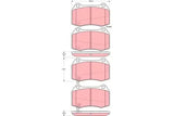 Brake Pad Set, Disc Brake GDB3381DT - TRW