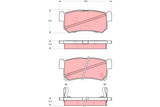 Brake Pad Set, Disc Brake GDB3382DT - TRW