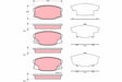 Brake Pad Set, Disc Brake GDB3388 - TRW