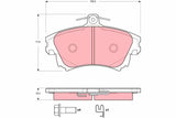Brake Pad Set, Disc Brake GDB3389 - TRW - Brake Pads - TRW