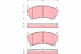 Brake Pad Set, Disc Brake GDB3391 - TRW - Brake Pads - TRW