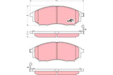 Brake Pad Set, Disc Brake GDB3392 - TRW - Brake Pads - TRW