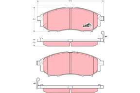 Brake Pad Set, Disc Brake GDB8342AT - TRW