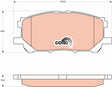 Brake Pad Set, Disc Brake GDB3397 - TRW