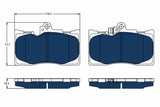 Brake Pad Set, Disc Brake GDB3398BTE - TRW
