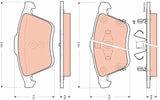 Brake Pad Set, Disc Brake GDB340 - TRW - Brake Pads - TRW