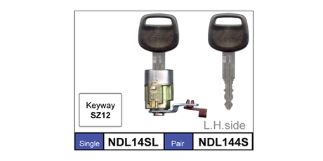 Door Locks pair NDL144S - Nice Products | Universal Auto Spares