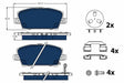 Brake Pad Set, Disc Brake GDB3407 - TRW