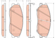 Brake Pad Set, Disc Brake GDB3412 - TRW
