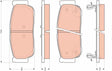 Brake Pad Set, Disc Brake GDB3413 - TRW