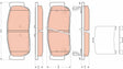 Brake Pad Set, Disc Brake GDB3417 - TRW