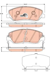 Brake Pad Set, Disc Brake GDB3418DT - TRW - Brake Pads - TRW