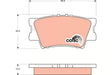 Brake Pad Set, Disc Brake GDB3426 - TRW