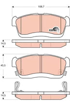 Brake Pad Set, Disc Brake GDB3430 - TRW