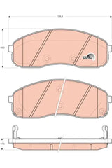Brake Pad Set, Disc Brake GDB3433 - TRW - Brake Pads - TRW