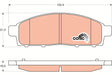 Brake Pad Set, Disc Brake GDB3435 - TRW