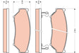 Brake Pad Set, Disc Brake GDB3436 - TRW