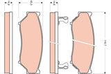 Brake Pad Set, Disc Brake GDB3436 - TRW - Brake Pads - TRW