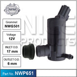 Washer Pump NWP651 - Nice Products | Universal Auto Spares
