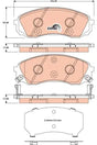 Brake Pad Set, Disc Brake GDB3448 - TRW