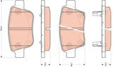 Brake Pad Set, Disc Brake GDB3456DT - TRW