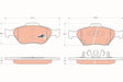 Brake Pad Set, Disc Brake GDB3457 - TRW