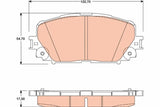 Brake Pad Set, Disc Brake GDB3460 - TRW - Brake Pads - TRW