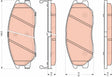 Brake Pad Set, Disc Brake GDB3465 - TRW
