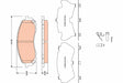 Brake Pad Set, Disc Brake GDB3469 - TRW