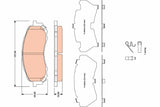 Brake Pad Set, Disc Brake GDB3469 - TRW - Brake Pads - TRW