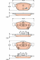 Brake Pad Set, Disc Brake GDB3476 - TRW - Brake Pads - TRW