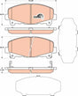 Brake Pad Set, Disc Brake GDB3477 - TRW