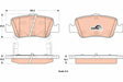 Brake Pad Set, Disc Brake GDB3480 - TRW