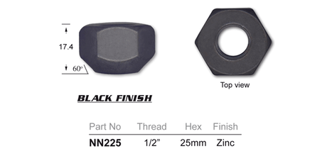 Wheel Nut NN225 - Nice Products | Universal Auto Spares