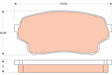 Brake Pad Set, Disc Brake GDB349 - TRW