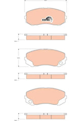 Brake Pad Set, Disc Brake GDB3492 - TRW - Brake Pads - TRW