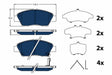 Brake Pad Set, Disc Brake GDB3493BTE - TRW