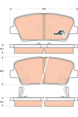 Brake Pad Set, Disc Brake GDB3499DT - TRW