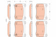 Brake Pad Set, Disc Brake GDB3504 - TRW