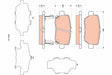 Brake Pad Set, Disc Brake GDB3512 - TRW