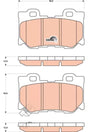 Brake Pad Set, Disc Brake GDB3515 - TRW