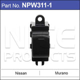 Power Window Switch NPW311-1 - Nice Products | Universal Auto Spares