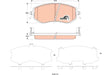 Brake Pad Set, Disc Brake GDB3519 - TRW