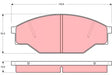 Brake Pad Set, Disc Brake GDB351UT - TRW