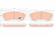 Brake Pad Set, Disc Brake GDB3528 - TRW