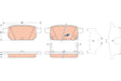 Brake Pad Set, Disc Brake GDB3529 - TRW
