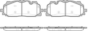 Brake Pad Set Front Axle AUDI SQ5 2017 Disc Brake 1667.00 - REMSA